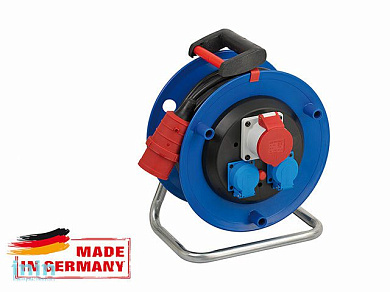 Удлинитель на катушке 30м (2роз.+1 на 400В cо штекером, 11кВт, с/з) Brennenstuhl Garant (11кВт, 5х1,5мм2, степень защиты: IP20)