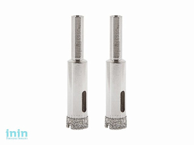 Коронка алмазная  d 10мм по стеклу и керамике 2шт. GEPARD (GP2076-10) (сверло алмазное трубчатое, 2шт)