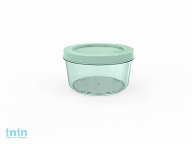 Контейнер Cake, 0,5 л, мята полупрозрачныйй, BEROSSI (Изделие из пластмассы. Литраж 0,5 л)