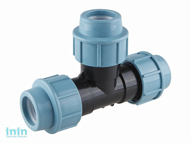 Тройник 50 AV Engineering (Компрессионные фитинги для полиэтиленовых труб)