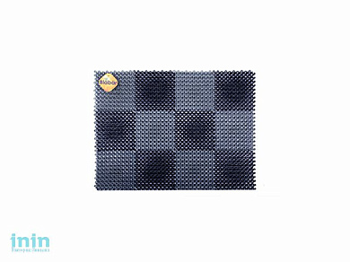 Коврик придверный Grаs 42х56 см, черно-серый, ТМ Blabar (коврик- травка размер 42 х 56 см)