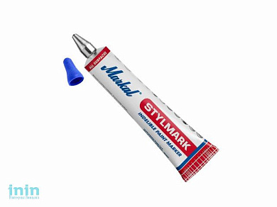 Маркер промышл. перманентный с шариковым наконечником MARKAL STYLMARK СИНИЙ (Толщина линии 3 мм. Цвет синий)