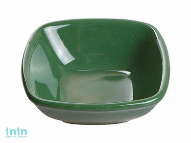 Салатник керамический, 120 мм, квадратный, серия Анкара, зеленый, PERFECTO LINEA (Супер цена!)