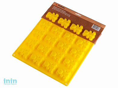 Форма для выпечки, силиконовая, прямоугольная на 20 элементов, 30 х 29 х 2 см, PERFECTO LINEA (Супер цена!  для выпечки печенья)