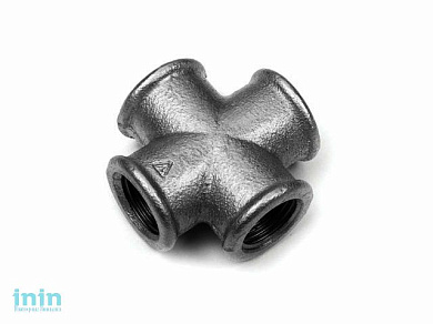 Крестовина 1/2" черный TITAN (Livarna TITAN)