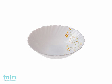 Салатник стеклокерамический, 170 мм, круглый, серия Лимонник, DIVA LA OPALA (Collection Classique)