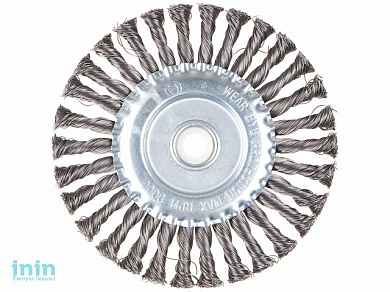 Щетка дисковая косич.180ммх22мм GEPARD (GP0880-180) (для УШМ, в блистере)