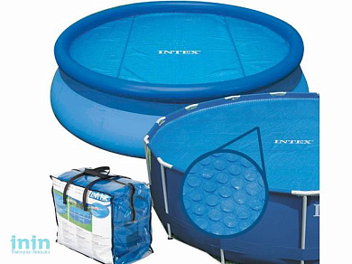 Тент-чехол с обогревающим эффектом для бассейнов, 244 см, INTEX