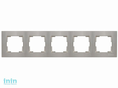 Рамка 5-ая горизонтальная титан, RITA, MUTLUSAN