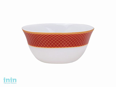 Салатник стеклокерамический, 100 мм, круглый, серия REGENT RED (Регент рэд), DIVA LA OPALA (Sovrana Collection)