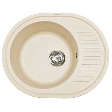 Кухонная мойка ZorG Roso 62 (слоновая кость)