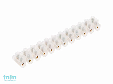 Зажим винтовой ЗВИ-10А (2,5-6 мм2) 12 пар ПЭ Юпитер (клеммная колодка) (ЮПИТЕР)