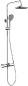Душевая стойка с изливом Villeroy&Boch, термостат, 3 режима, TVS00000700061