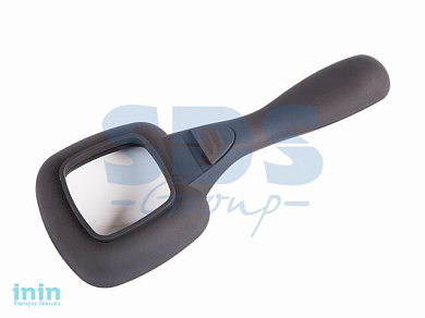 Лупа ручная квадратная 4х с подсветкой LED 6 шт. (REXANT)