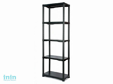 Стеллаж пластиковый 635 (600x300x1800 мм, 5 полок) (TAYG)