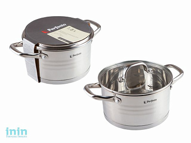 Кастрюля из нерж.стали, 1.8 л, ф 16 x 9, серия MILAGROS (Милагрос), PERFECTO LINEA