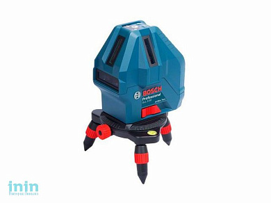 Нивелир лазерный линейный BOSCH GLL 5-50 X в кор. (проекция: 3 плоскости 360°, лучи, до 50 м, +/- 10 мм, резьба 5/8")