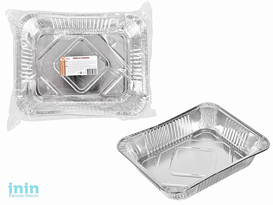 Форма для выпечки алюминиевая, прямоугольная, 32х26х6,5 см, MARMITON (для запекания, обжарки, хранения и замораживания продуктов)