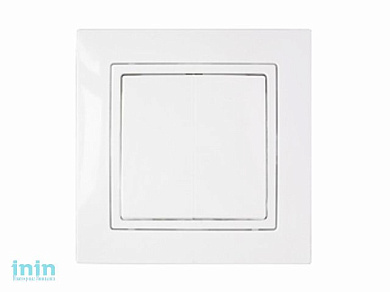 Выключатель 1 клав. (cкрытый, 10А) белый, Уют, Bylectrica (Выключатель   С1 10-860 Гарантийный срок:24 месяца)