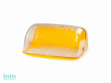 Хлебница Santi (Санти), оранжевый полупрозрачный, BEROSSI (Изделие из пластмассы. Размер 273 х 345 х 164 мм)