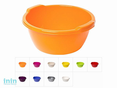 Таз круглый 5 л, DRINA (цвета в ассортименте)