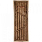 Дверь глухая искусственно состарена Банька 1900х700мм,липа