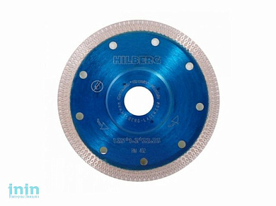Алмазный круг 125х22 мм по керамике сплошн.ультратонкий Turbo HILBERG (1,22мм)