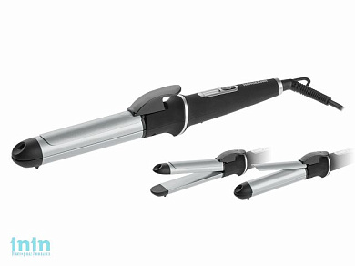 Мультистайлер для волос 2 в 1 NORMANN AHS-760 (2 в 1, 50 Вт, 30 мм, 140-200°С, шнур 360°)