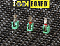 Tool Board ДЕРЖАТЕЛЬ ДЛЯ БИТ 1/4 (10 шт.)