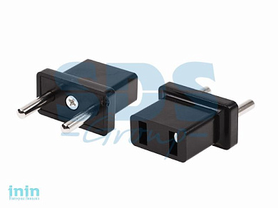 Переходник сетевой EU-CN черный REXANT