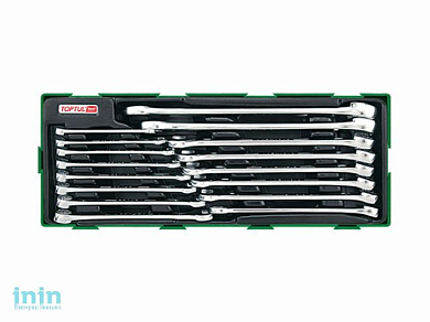 Набор-сет ключей комбинир. 16предм. TOPTUL (GTA1638)