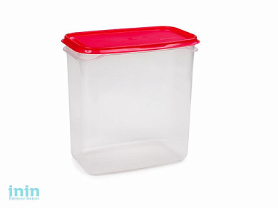 Контейнер Venecia, 1,5л, сангрия, BEROSSI (Изделие из пластмассы. Литраж 1.5 л  . Размер 160 х 101 х 163 мм)