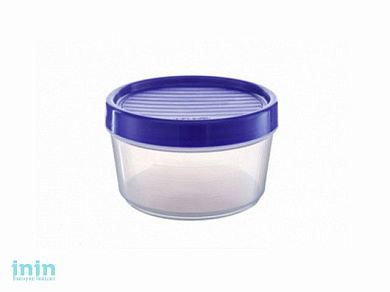 Емкость для сыпучих  и СВЧ "Vandi" 0,5 л, лазурно-синий, BEROSSI (Изделие из пластмассы. Литраж 0.5 литра.   Размер71 х 120 мм)