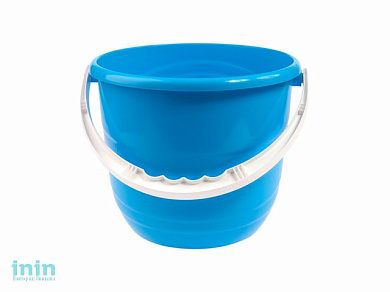 Ведро Practic (Практик) 10 л, голубая лагуна, BEROSSI (Изделие из пластмассы. Литраж 10 л)