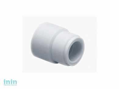 Муфта ПП переходная вн/нр 50х40 PN25, белый РосТурПласт (Муфта переходная 50х40 мм, наружн/внутр.)