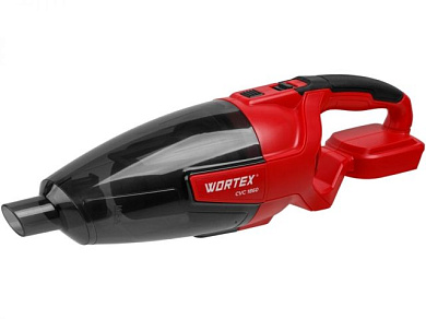 ккум. пылесос WORTEX CVC 1860 в кор. ALL1 XLT SOLO 18 В, автомобильный (18 В, автомобильный, БЕЗ АКБ и ЗУ, 600 мл, 8 кПа, 11.7 л/с)