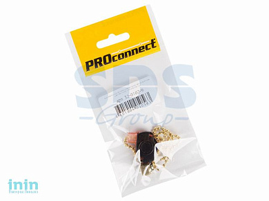 Выключатель для настенного светильника с цепочкой 270 мм <Gold> индивидуальная упаковка 1 шт. PROCON (REXANT)