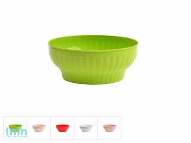 Миска ребристая 1,7 л, DRINA (цвета в ассортименте)