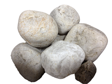 Камни для бани белый кварц отборный 10кг