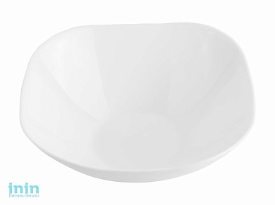 Салатник стеклокерамический, 200 мм, квадратный, серия QUADRO (Квадро), DIVA LA OPALA (Quadra Collection)