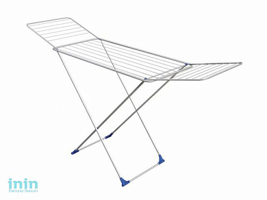 Сушилка для белья напольная складная, 18м, 180 * 55 * 96, цвет серебро, NIKA (18м, 180 * 55 * 96, цвет серебро)