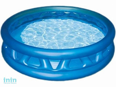 Надувной детский бассейн Soft Side, 168х46 см, INTEX (от 3 лет)
