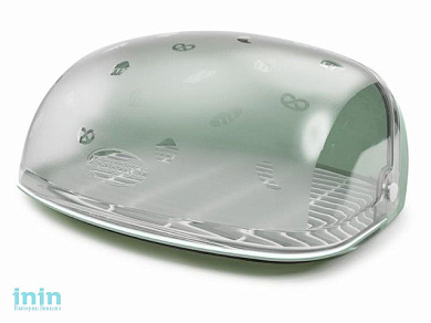 Хлебница Bread (Брэд), серая мистерия, BEROSSI (Изделие из пластмассы. Размер 407 х 350 х 175 мм)