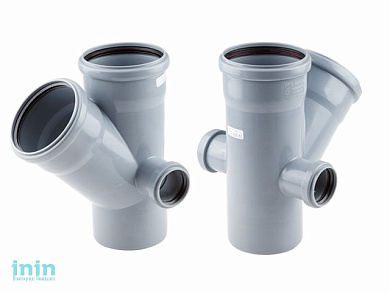 Крестовина двухплоскостная для внутренней канализации 110/110х45/50/50 РосТурПласт (Крестовина 2-х плоскостная110х110х45х50х50)