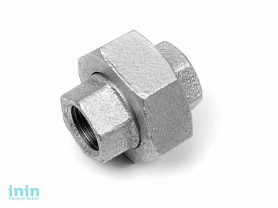 Американка под плоск. прокладку вн.-вн. 1/2" оцинкованн. TITAN (Livarna TITAN)