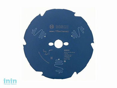 Диск пильный 250х30/25,4 мм 6 зуб. по гипсокартону FOR FIBER CEMENT BOSCH (переменный зуб)