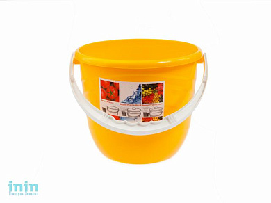 Ведро Practic (Практик) 10 л, солнечный, BEROSSI (Изделие из пластмассы. Литраж 10 л)