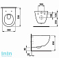 Унитаз подвесной Laufen Pro 820966 36x53, безободковый+Сиденье с тонкой крышкой Soft Close для унитаза Laufen Pro 898966