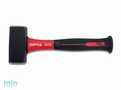 Молоток-кувалда 1кг с фиберглассовой рукояткой TOPTUL (HABE2226)