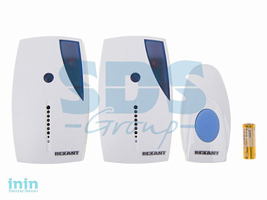 Звонок беспроводной дверной с двумя вызывными панелями кнопка IP 44 REXANT RX-5